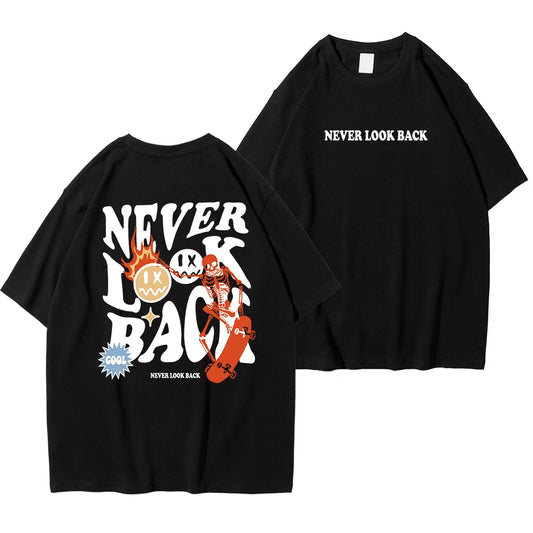 Never Look Back  Crewneck  T-Shirt